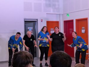 Caba'Match TILA improvisation Laval APE école Marcel Pagnol 3 octobre